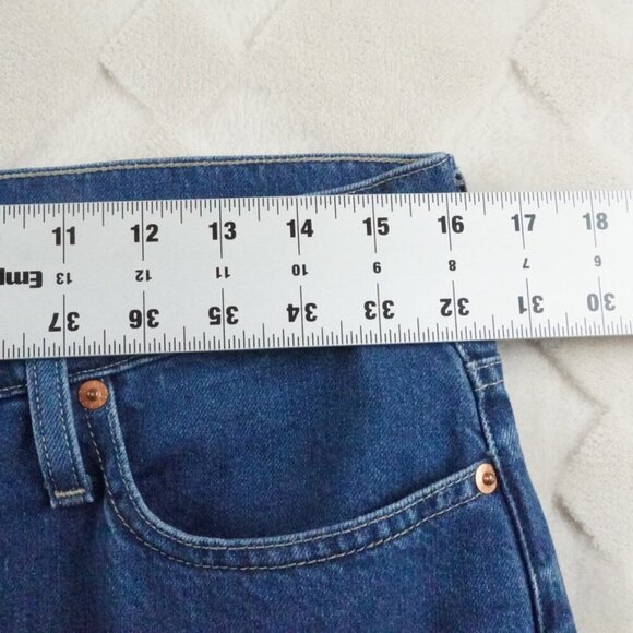 J.Crew High-rise '90s wide-leg jean in Antique Blue wash Womens 30 - Picture 6 of 10